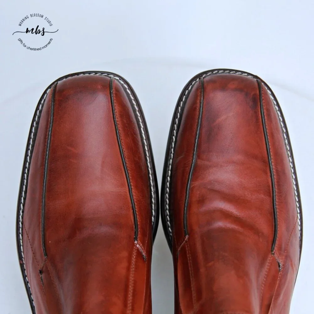 Rush By Gordon Rush Leather Loafers Brown Men‎ 12